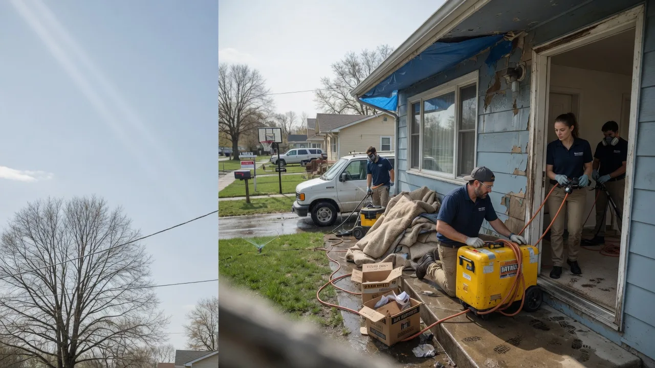 Basement Flood Cleanup in Winburne, PA near me
